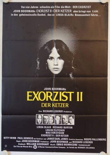 Exorcist II: The Heretic original release german movie poster